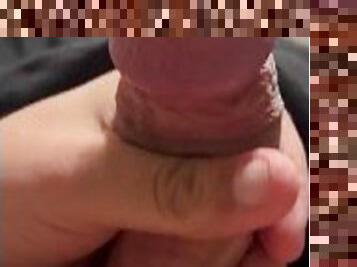 Daddy playing with cock