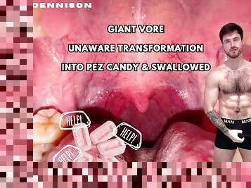 GIANT VORE TRANSFORMATION INTO PEZ CANDY & SWALLOWED