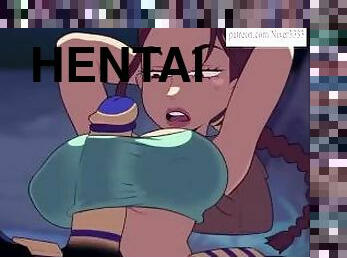 potwór, anal, hentai