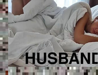 Husband Arrived Home And Started To Fuck His Wife, Who Was Still In Bed 10 Min