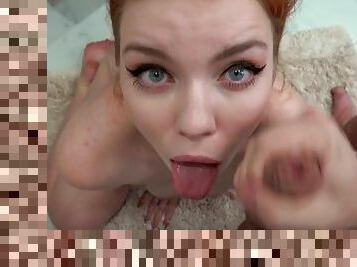 Very rough sex with a neighbor! Red-haired Russian bitch!