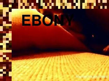 Curvy ebony maid gets fucked in the hotel room