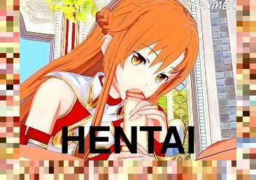 Sword Art Online Hentai: Asuna Sucks Dick