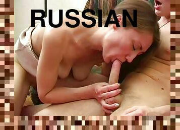 Lustful Russian Mommy Mila And Cunt Hunter Alex