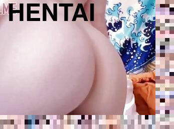 masturbation, amateur, jouet, blonde, anime, hentai, petite, solo, petits-seins