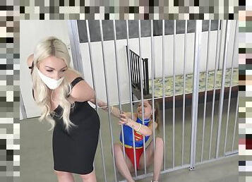 As Captured In Bondage With Super Girl And Violet Haze