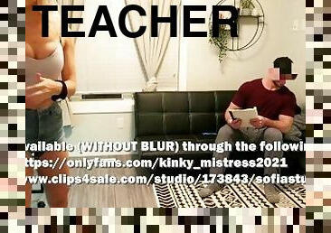 Teacher Ballbusting Student