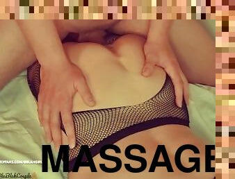 Fucking after booty massage