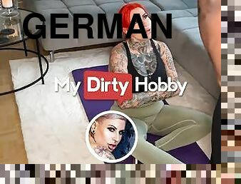 MyDirtyHobby - German redhead creampied by black cock