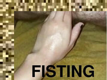 fisting, anal, tonåring, fetisch, femdom