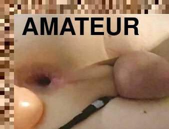 pussy, amatør, anal, leke, pov, dildo, alene, juicy