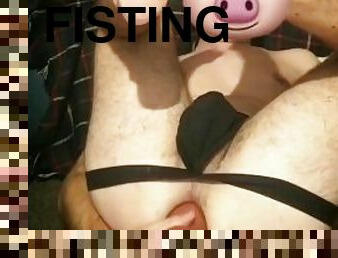 ekstrem, fisting, utendørs, offentlig, anal, homofil, slave, riding, dildo, fetisj