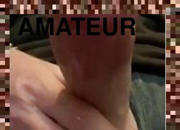 gigantisk, masturbation, fitta-pussy, amatör, cumshot, gigantisk-kuk, juckande, sprut, ensam, bollar