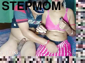 Bangali Wabi stepmom and stepson gauge cue or sex enjoy cue
