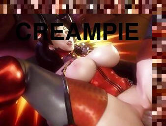 Mercy POV Pussy Creampie (with sound) 3d overwatch animation hentai anime cum inside blender sfm