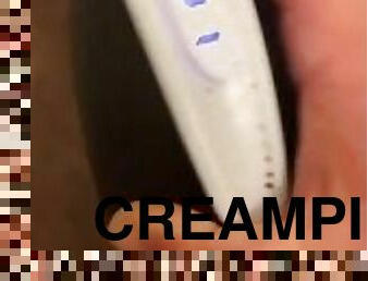 Cumming hard in my stroker toy