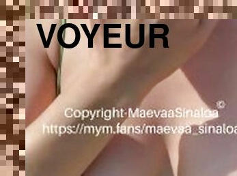 Maevaa Sinaloa - Me fais baisée et prend du sperme sur le visage au milieu d’une route avec voyeurs