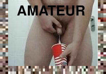 pisser, amateur, gay, solo, alcool