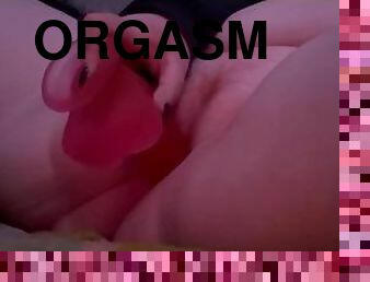 onani, orgasme, fisse-pussy, store-sorte-skønheder, fingering, knepning-fucking, snæver, dildo, solo, våd