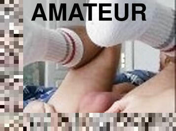 amatør, anal, kæmpestor-pik, legetøj, bøsse, europæisk, euro, dildo, gift, solo