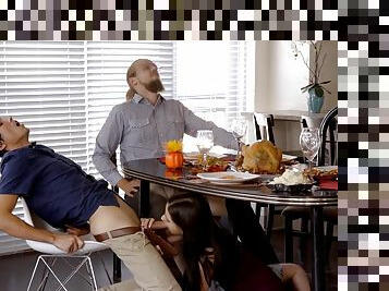 Thanksgiving Dinner With A Sex Crazed
