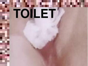 tyłek, masturbacja, cipka, amatorskie, zabawka, hardcore, grubaski, toaleta
