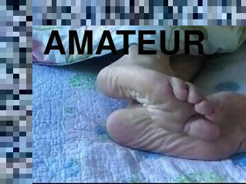 amatør, homofil, føtter, pov, cum, fetisj, alene, footjob