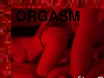 doggy-style, orgasm, fitta-pussy, kvinnligt-sprut, creampie, rumpa, fingerknull, vått, hårt