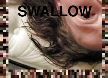 Open mouth piss swallow CHALLENGE #2 - now do I get to go to bed?