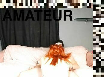 Intense live show with readhead slut getting bondage session from master 1/3