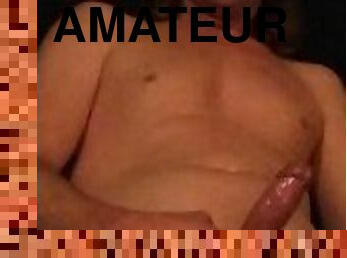 masturbation, amatör, cumshot, gay, juckande, sprut, sperma, ensam, bollar