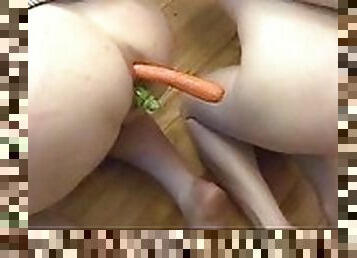 Femdom penetrations and fun with vegetables