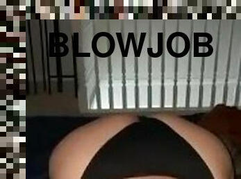 She sucking a big latin cock #pov #blowjob #bigcock