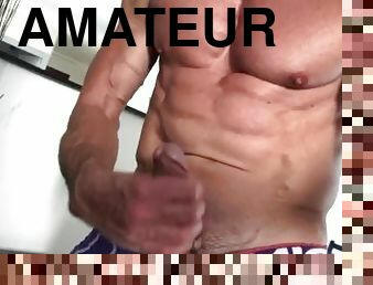 masturbation, amateur, énorme-bite, latina, branlette, française, solo, musclé, bite