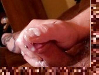 Close up cumshot