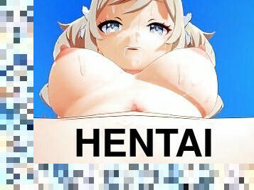 creampie, strand, hentai, 3d