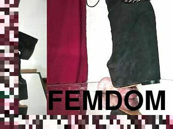 amatør, cumshot, hardcore, italiensk, fetisj, elskerinne, footjob, støvler, femdom