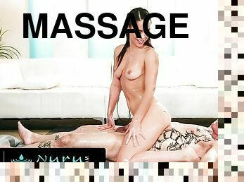 NURUMASSAGE Please Be Indulgent It's My First Massage With Alina Lopez