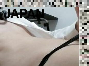 asiatisk, onani, amatør, udløsning, kæmpestor-pik, bøsse, japans, spiller, webcam, fantasi