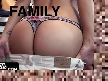 store-pupper, pussy, amatør, blowjob, stor-pikk, tenåring, latina, kjøkken, truser, familie