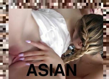 An Asian Woman And Her Friend Arranged A Homemade Gangbang Close-up Fo - Jessae Rosae And Lulu Chu