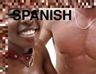 anal, mörkhyad, blandade-raser, porrstjärna, gruppknull, spansk, hårt