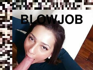 Cock hungry jaye summers works her mouth and hands on a cock