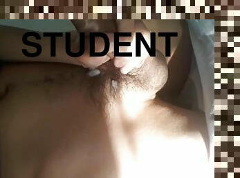 studente, homoseksuāls, koledža, sperma, mīlīga, bumbas, mirklis, penis