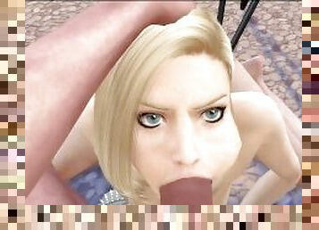 Android 18 Blowjob POV