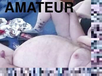 masturbation, amatör, cumshot, leksak, par, fingerknull, pov, sprut, kinky, kuk