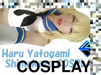 Shimakaze Cosplay Cross-dresser Masturbation