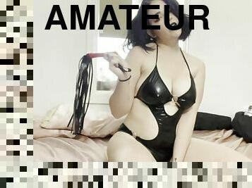 amatør, teenager, mor, sperm, fetish, goth, hvid, dominans