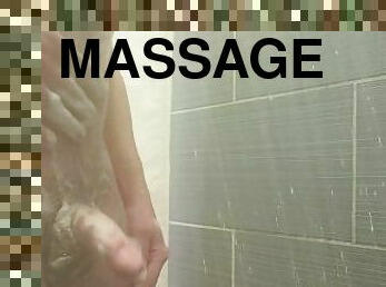 bad, masturbation, orgasm, amatör, cumshot, massage, juckande, sprut, dusch, ensam