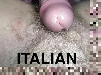 klit, masturbieren, muschi, gesichtspunkt, gesichts, italieniener, neckend